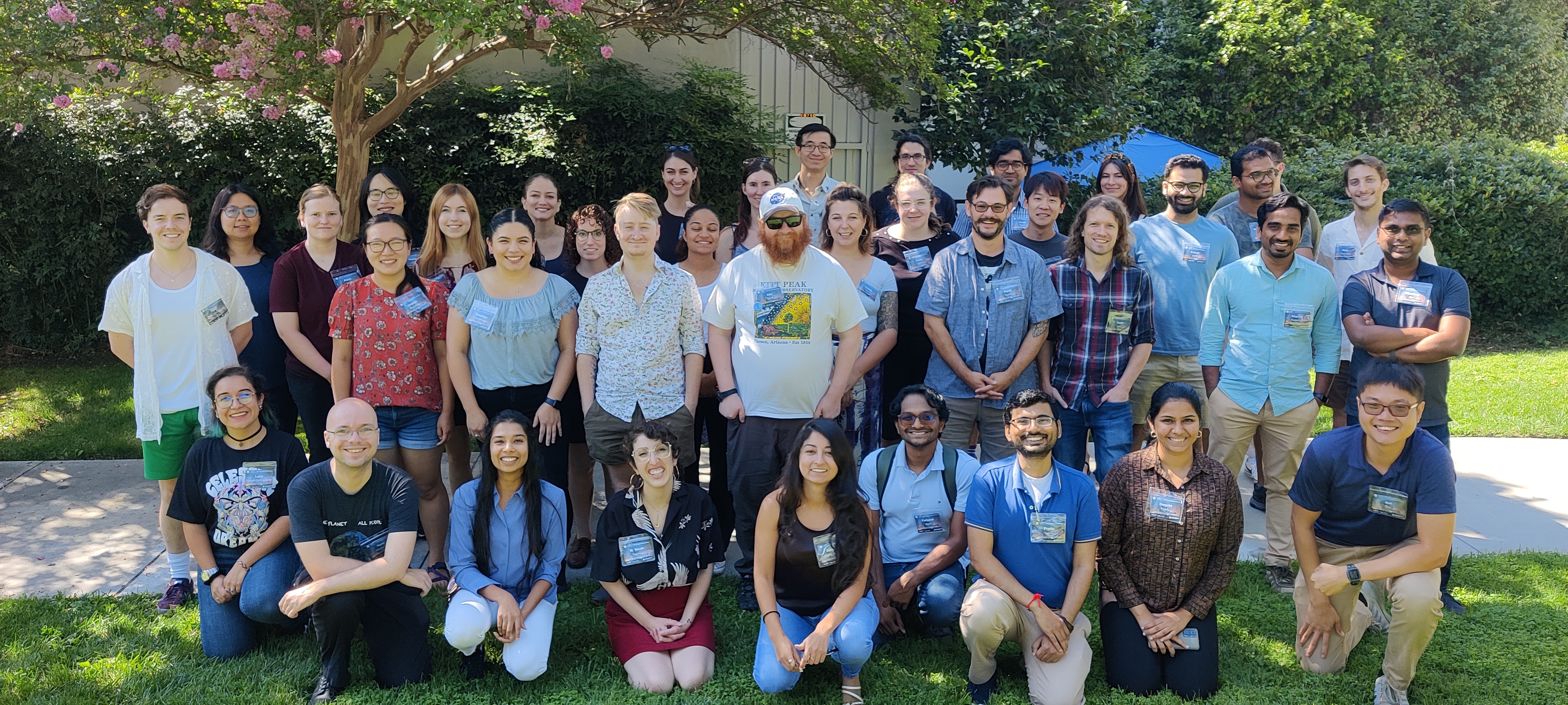 group of astronomy postdocs and students from the 2023 AMP-UP workshop
